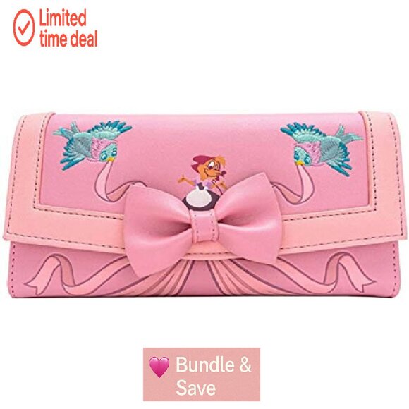 Faux Leather Flap Wallet with 6 Card Slots and ID Holder - Picture 2 of 5